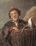 HALS, Frans Portrait of a Woman Holding a Fan af oil painting artist